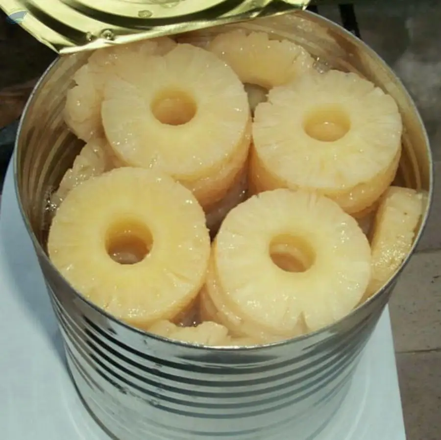 Вкусный сладкий вкус ананас с низким содержанием сахара консервированный фрукты прямо съеденные ломтики