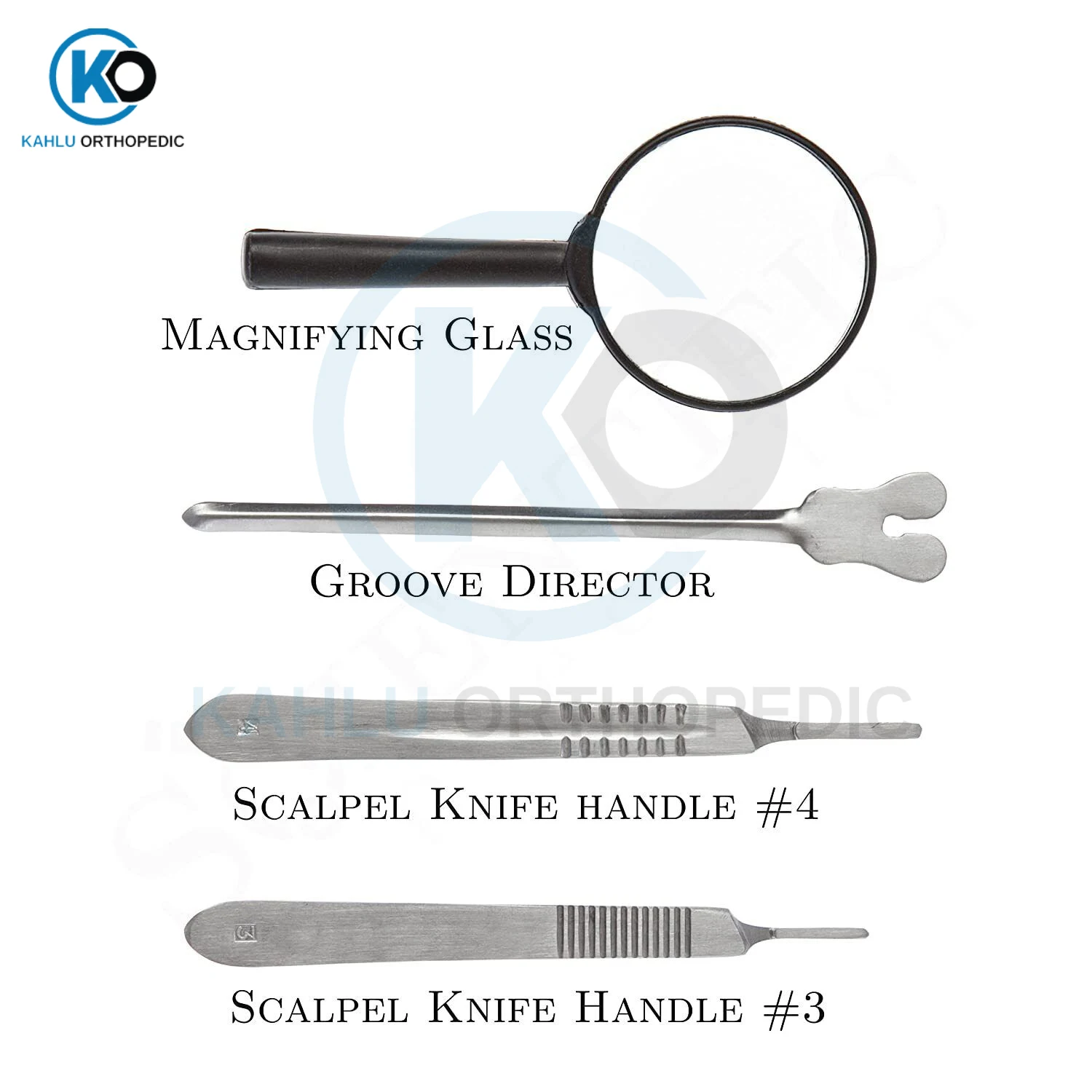 26 Pcs Advanced Dissection Kit - Premium Quality Stainless Steel Tools for Dissecting Emergency Surgical By KAHLU ORTHOPEDIC