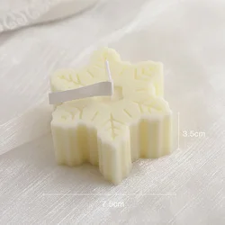 Hot Sale China Manufacture Quality Customized Soy Wax Massage Candle Snowflake Shape Scented Other Candles
