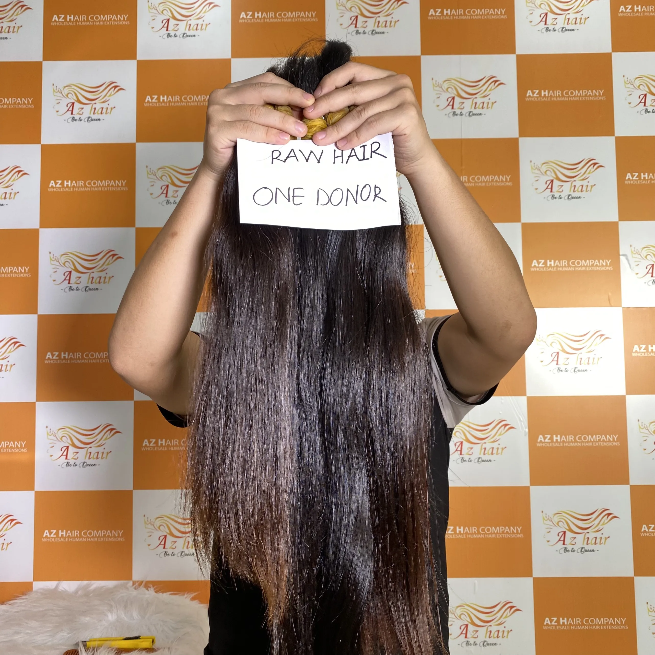 One Single Donor Health Unprocessed Raw Vietnamese Cuticle Aligned Bulk Hair Extensions 100% Human Hair Bundles