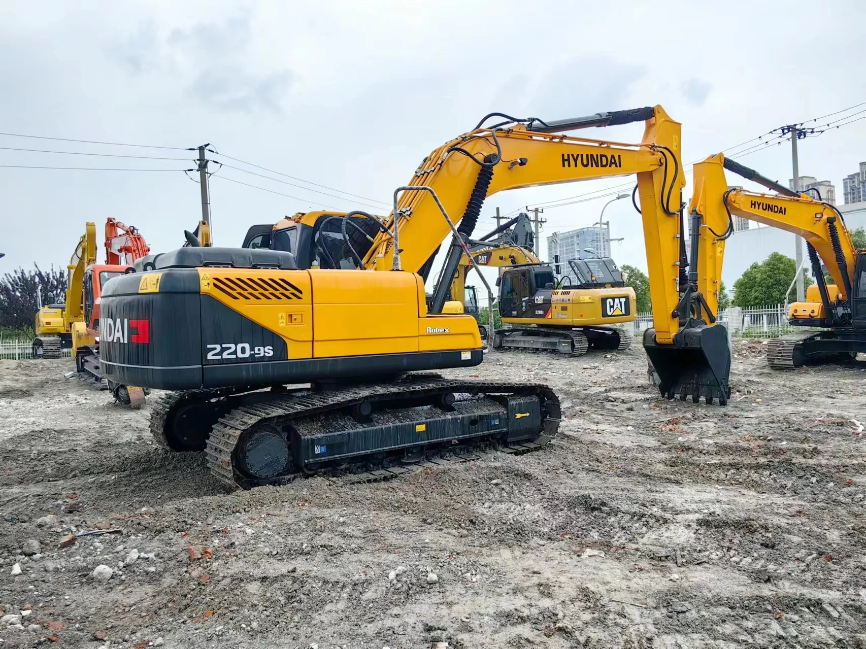 Отличное качество низкая цена Hyundai R 220LC-9S экскаватор тяжелый 305lc/215lc/225lc хорошее состояние работы
