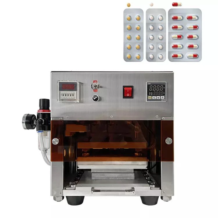Chinese supplier semi-auto tablet capsule candy blister packing machine small capacity capsule packing machine