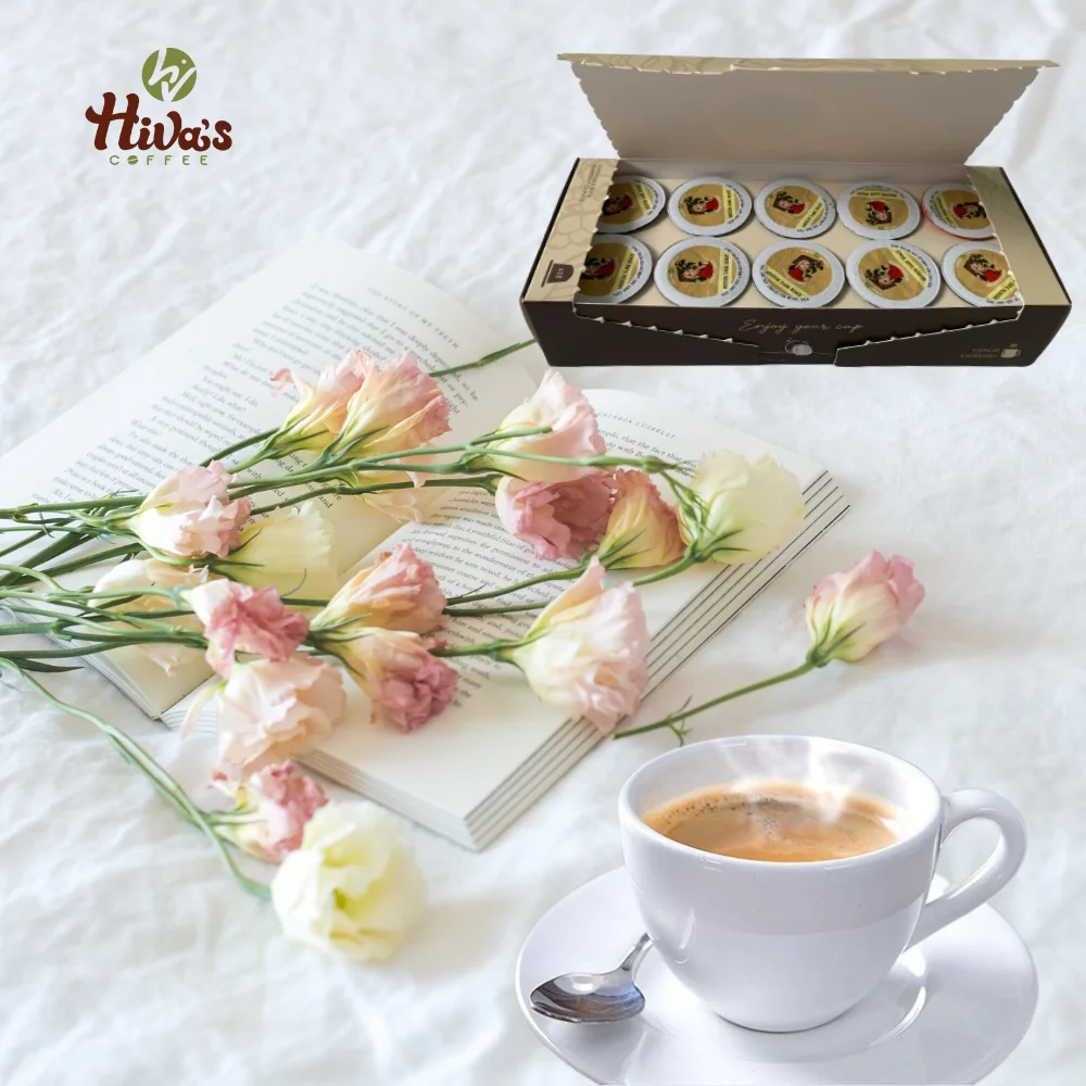 Хит продаж капсульный кофе Вьетнам подходит для кофемашины Nespresso среднее темное обжарение 10x5 8 Г готов к экспорту