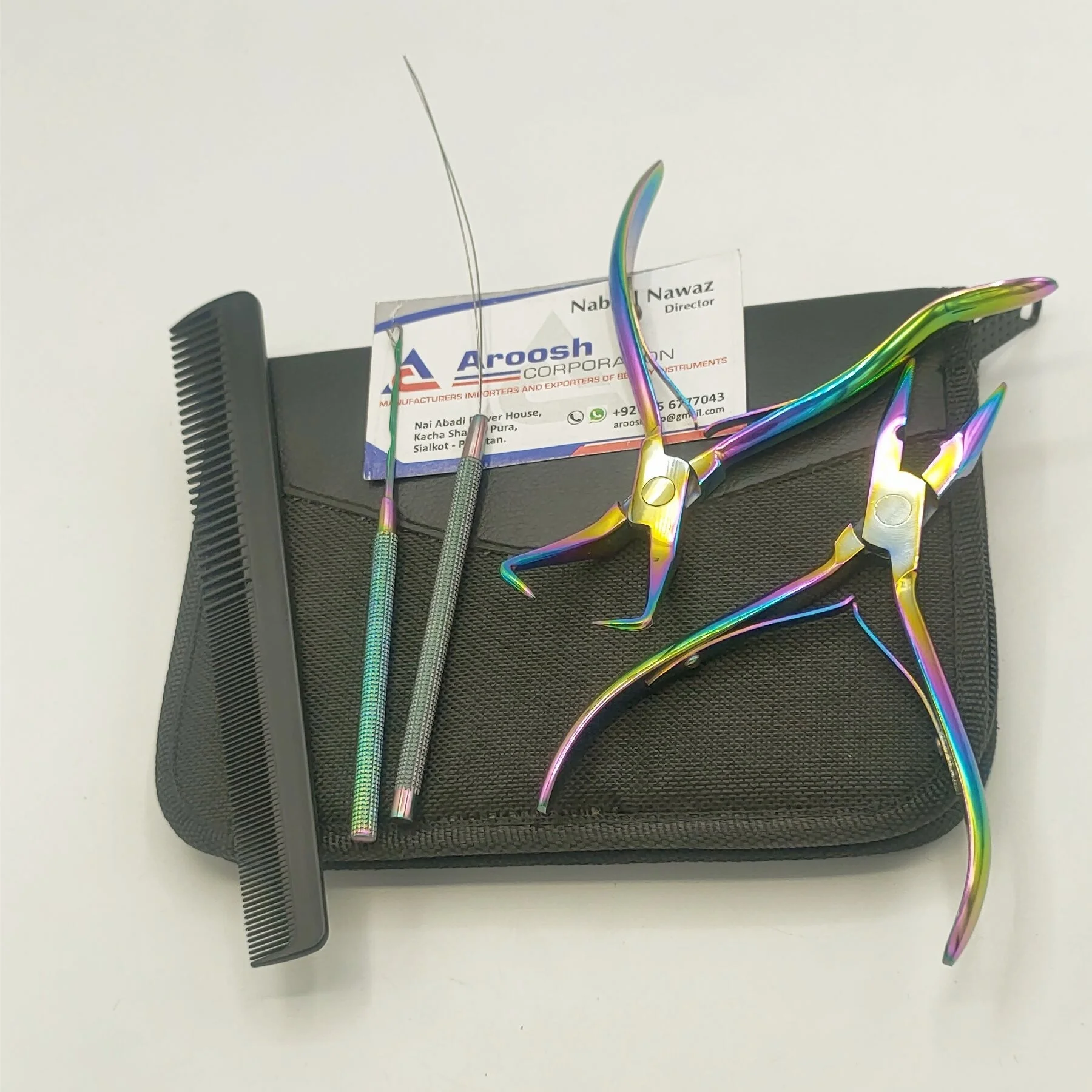 Rainbow Multi Steel Wholesale Micro Ring Hair Extension Fitting And Removal  Pliers With Crochet Loop And Pulling Needle