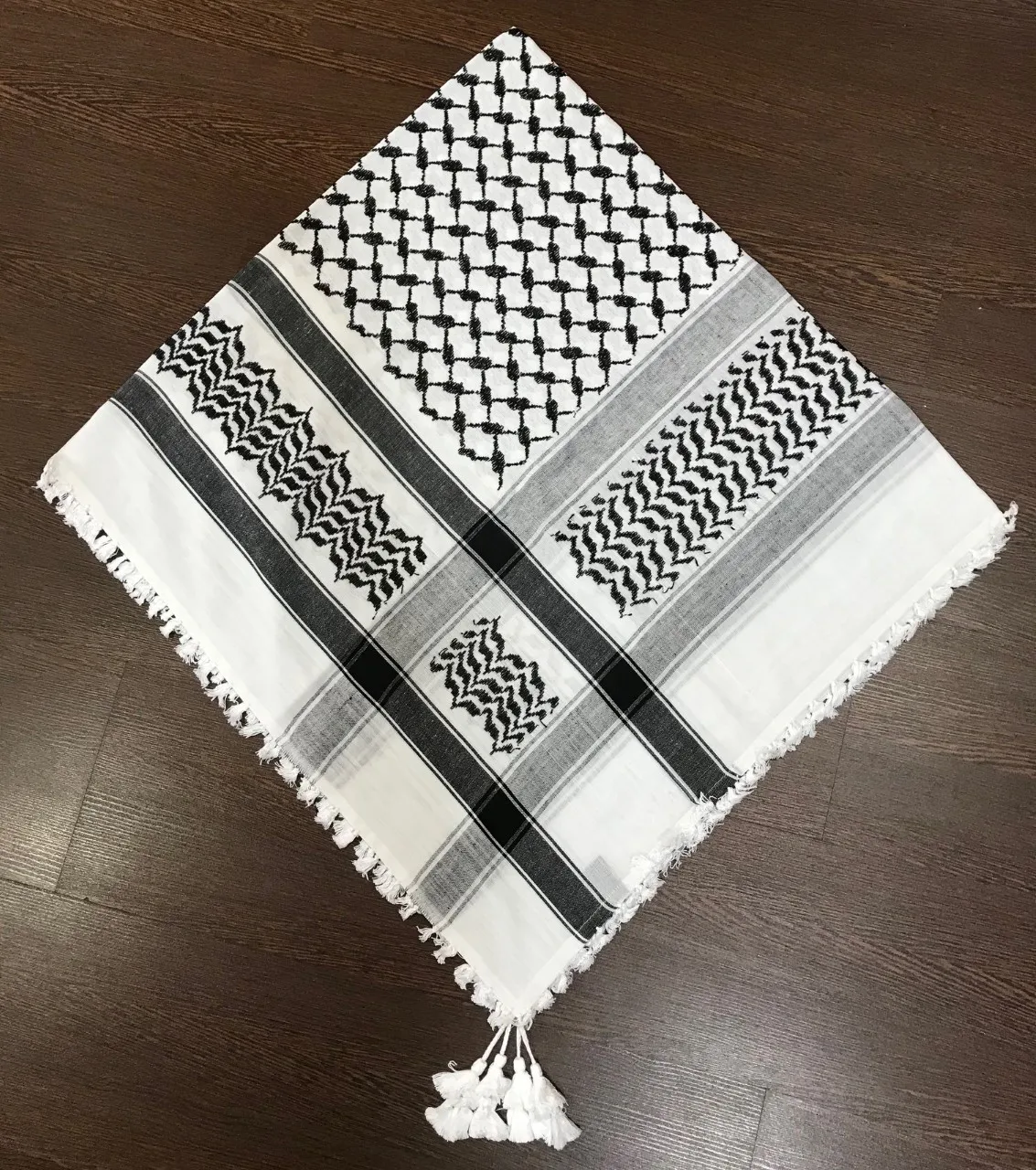 Palestine Scarf Ghaza Shemagh Arabian Kuffiyeh Ghatra Head Scarf Men Cotton Square Style Autumn Muslim Middle Eastern Scarf