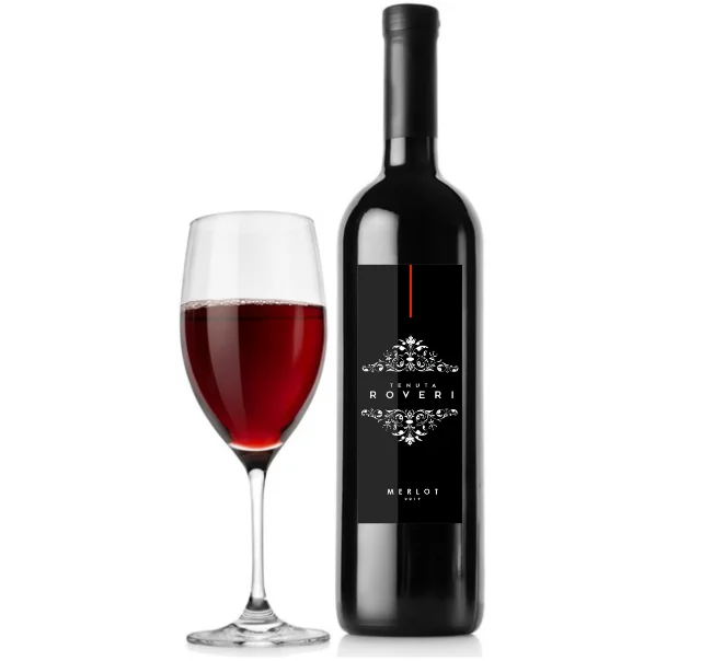 Итальянское красное вино Merlot Tenuta Roveri сухое вкусное столовое для ресторана коробка из 6