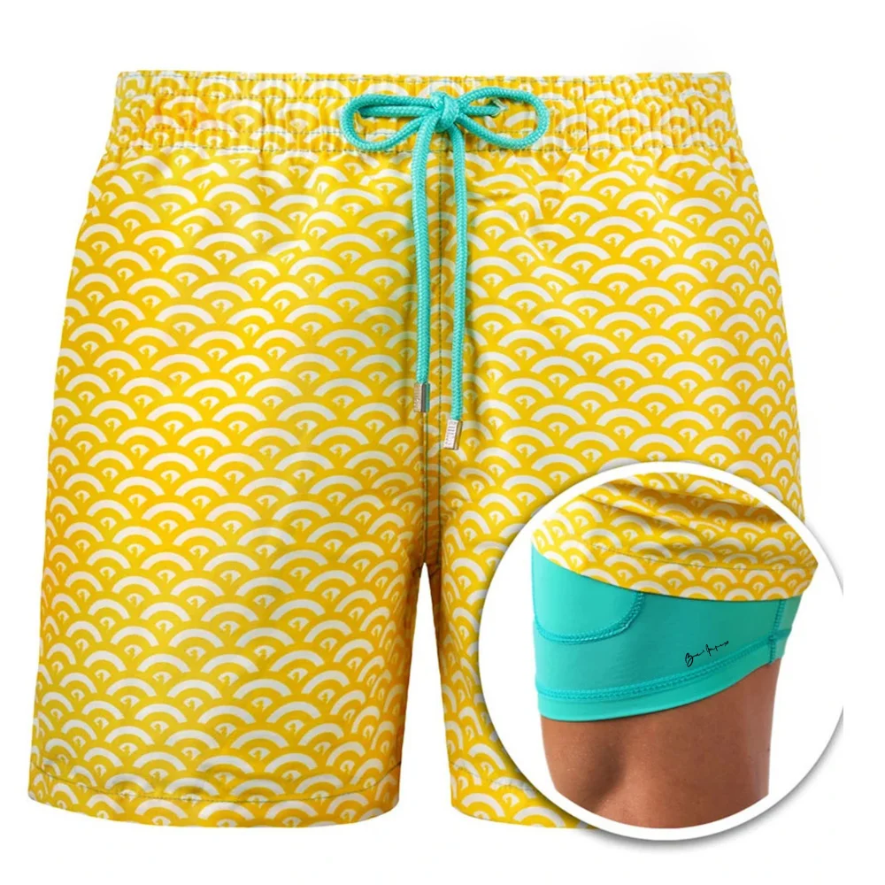 Multi color color board Fashion shorts for men summer beach surf printed shorts with various colors and sizes