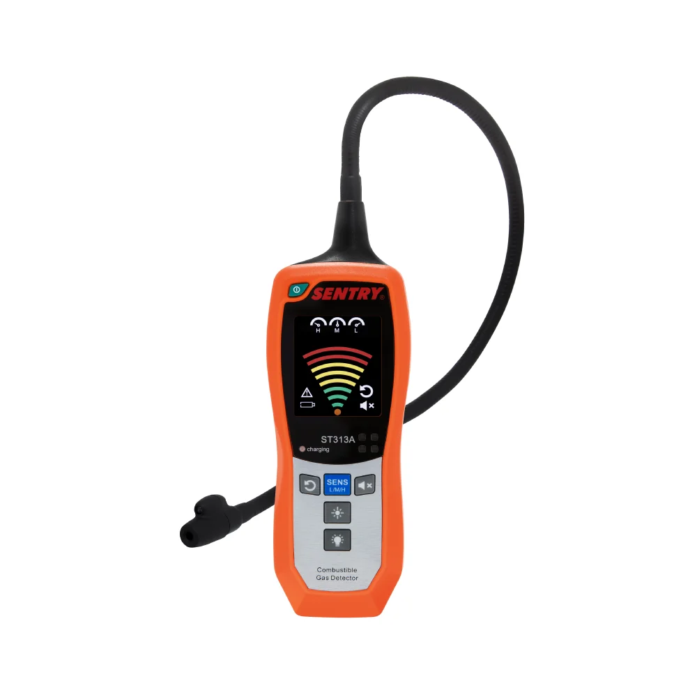 Hydrocarbon Gases Leak Detector with visual signal LCD