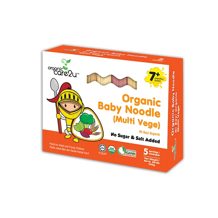 Best Seller Organic Multi Vege Stick Noodle 4 Inches Safe and Suitable For Baby Made From Organic Wheat Flour