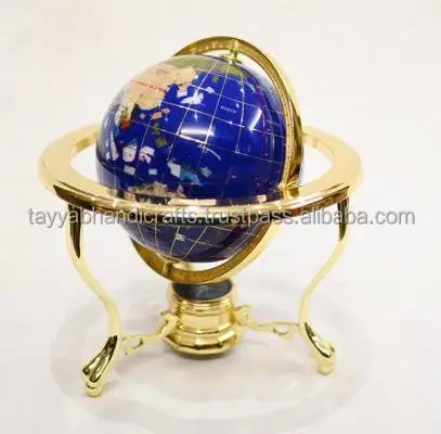 Antique Style Nautical Globe Brass Nautical Globe With Antique Finishing with Brass Iron Plastic Wooden Base Vintage Globes