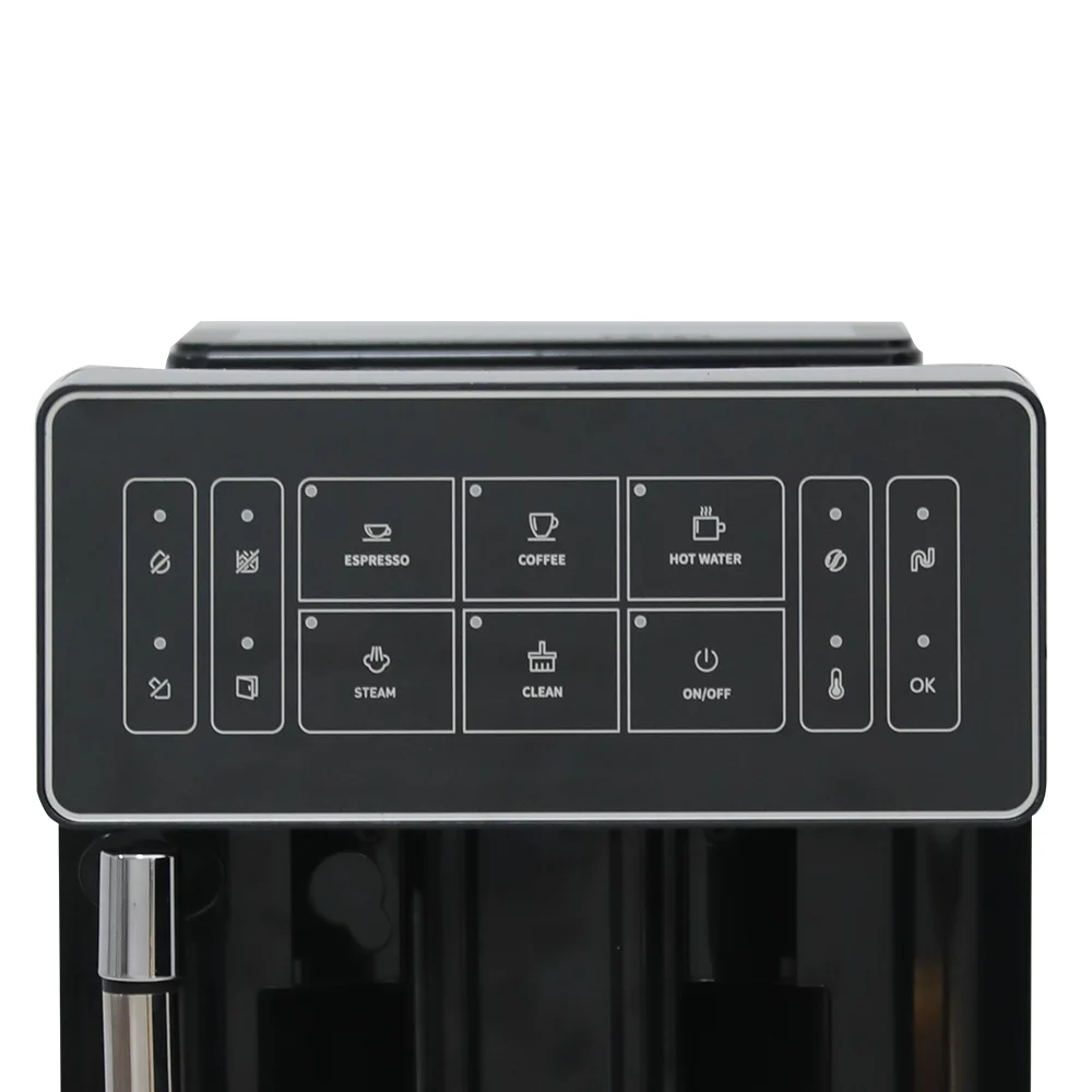 Touch Panel Bean to Cup Espresso Fully Automatic Coffee Machine with Steam Wand