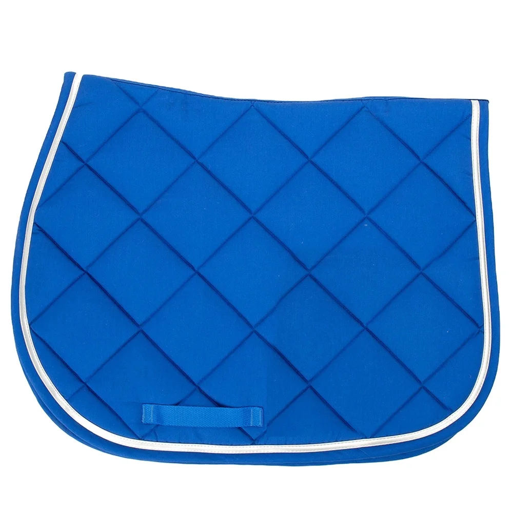 New Stylish Low Price Customized Logo Quality Satin Horse Riding Breathable Dressage/Jumping Saddle Pads