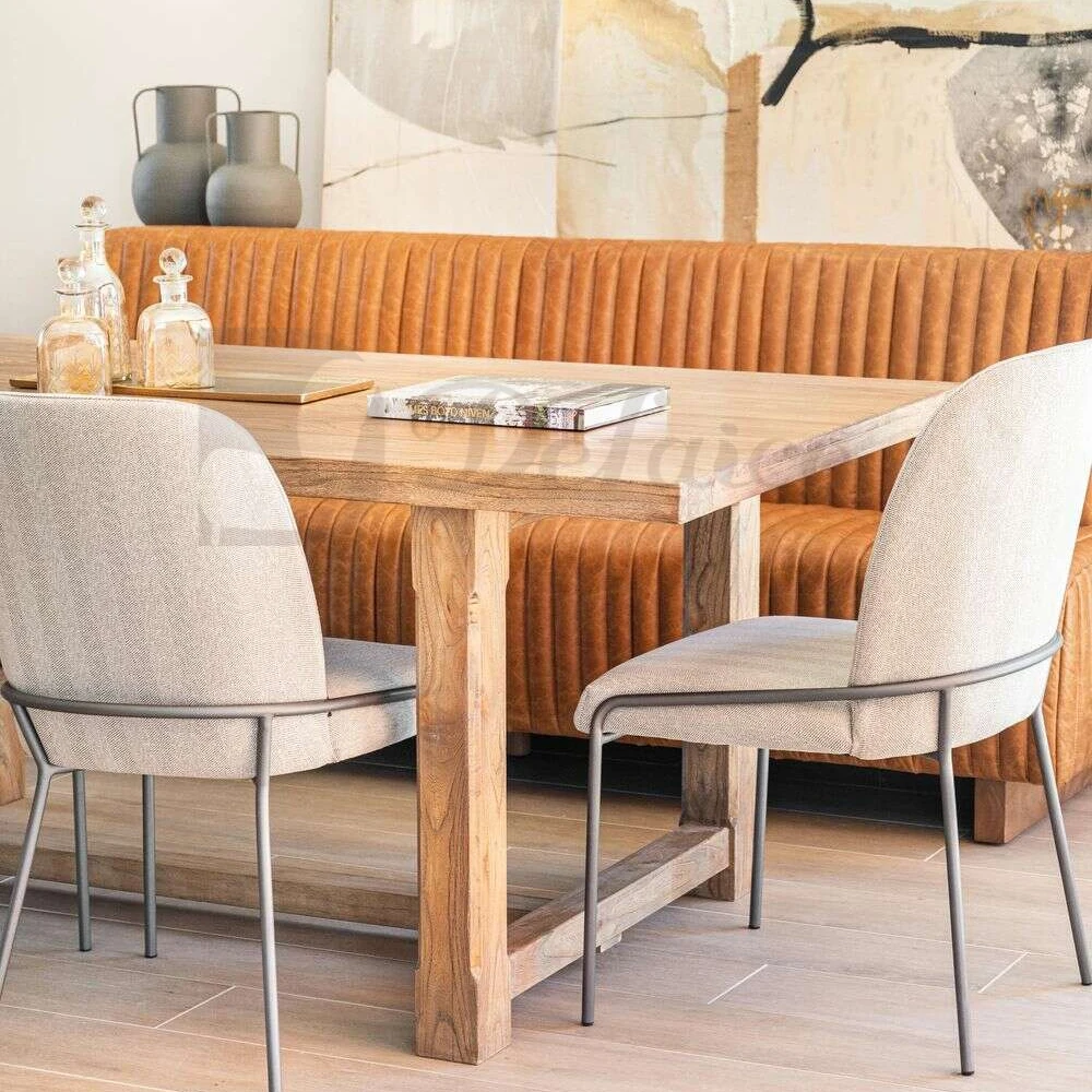 Hot Selling Restaurant Booth Seat Retro Sofa Sets Cafe Bench Seating Colorful Restaurant Furniture for Sale
