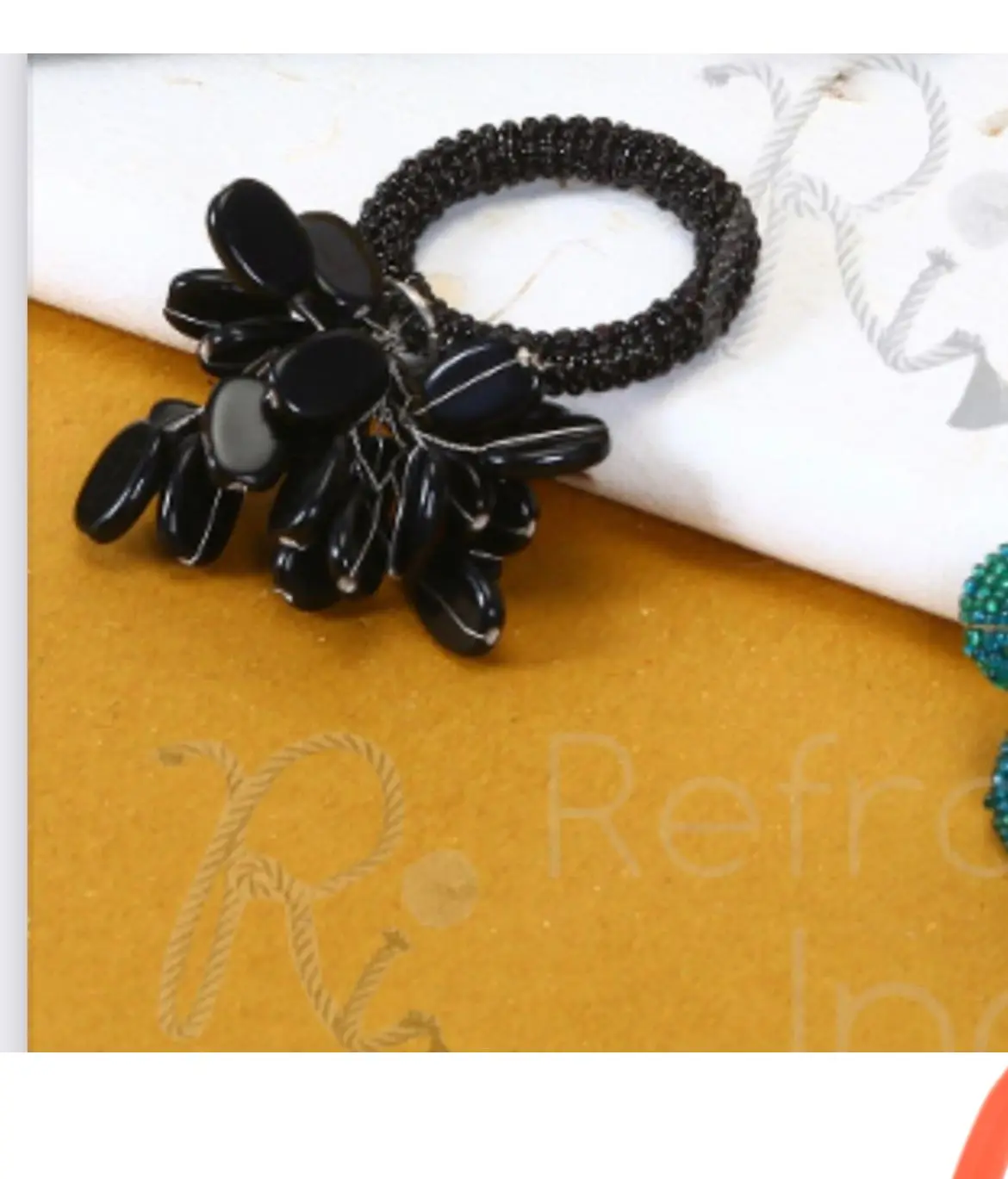 Wholesale metal rose round napkin ring Bead & Crystal Napkin Ring from manufacture in good price  Bulk Supplier And Manufacture