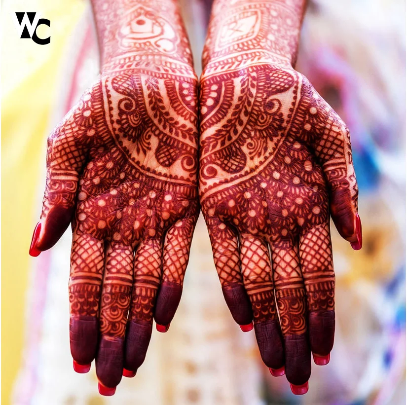 Indian Organic Henna Mehndi Waterproof Cone Temporary Body Art For Wedding Engagement Function 6pc Natural body art for festival