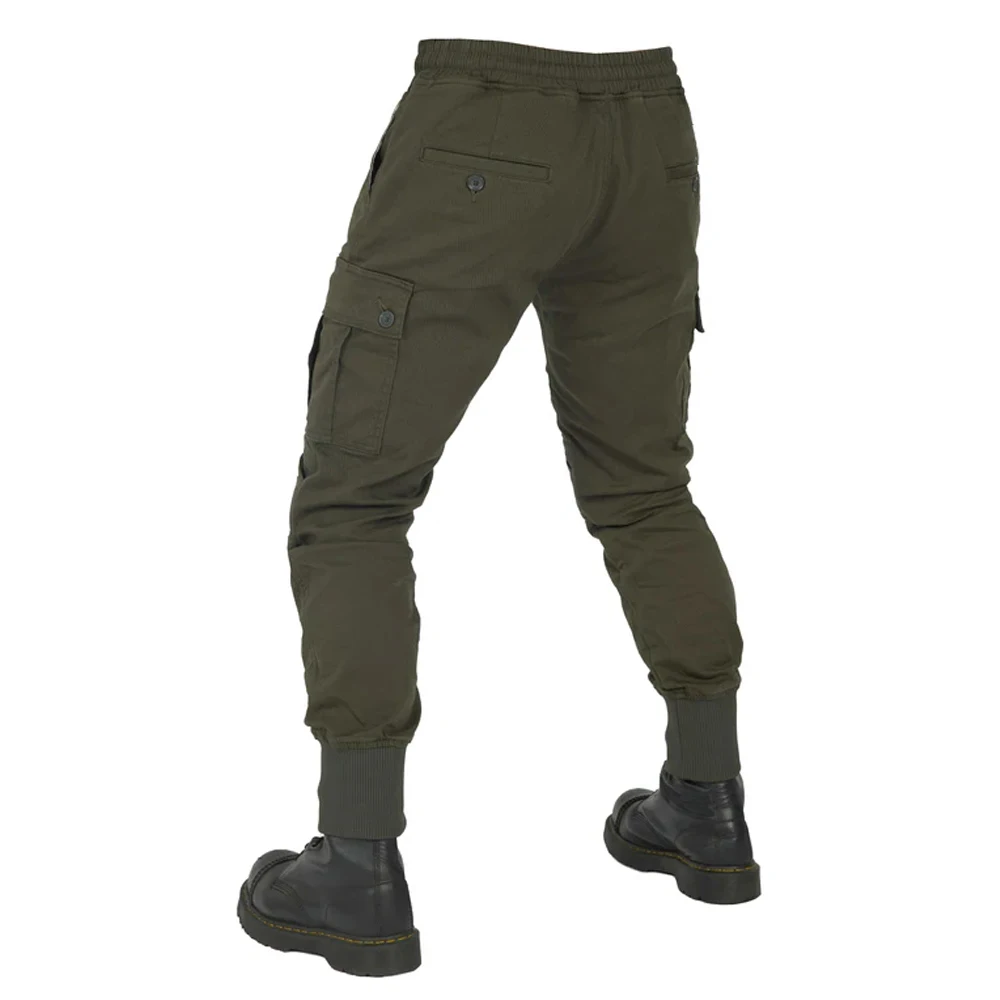 OEM Design Aramid Fiber Reinforced Abrasion Resistant Liner Classic Jogger Impact Protectors Side Pockets Kevlar Cargo Pants