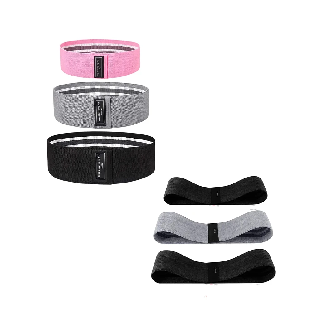 Superb Quality Private Label Training Fitness Fabric Resistance Loop Bands At Wholesale Price