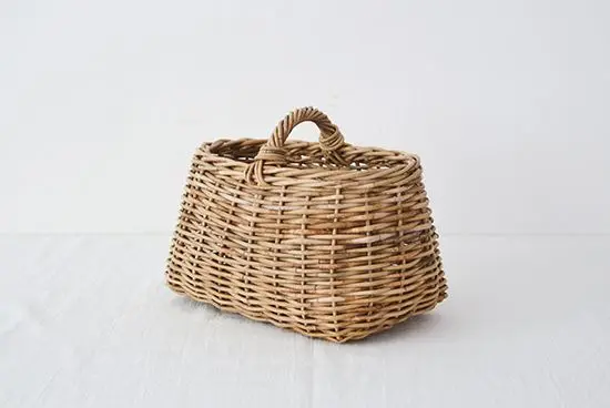 German Style Round Shape Gift Christmas Wicker Woven Small Wicker Hamper Willow Wicker Gift Storage Basket