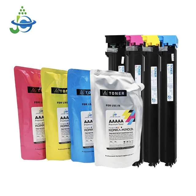 Jane Color для Bizhub C451 C550 C650 C452 C552 C652 C654 C654e C754 C754e Konica Minolta Цветной сменный тонер TN611 613 TN711