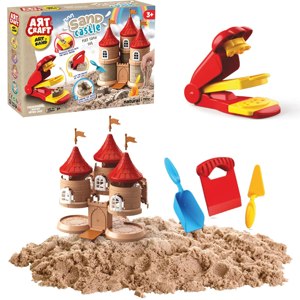 Fairy Tale Play Sand Set Art Craft Play Sand Products Children DIY Toys Educational Pretend Play Montessori Toys for Kids