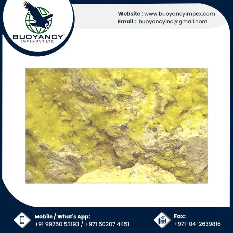 New Most Selling Natural Yellow Sulphur Rock Available At Lowest Market Price