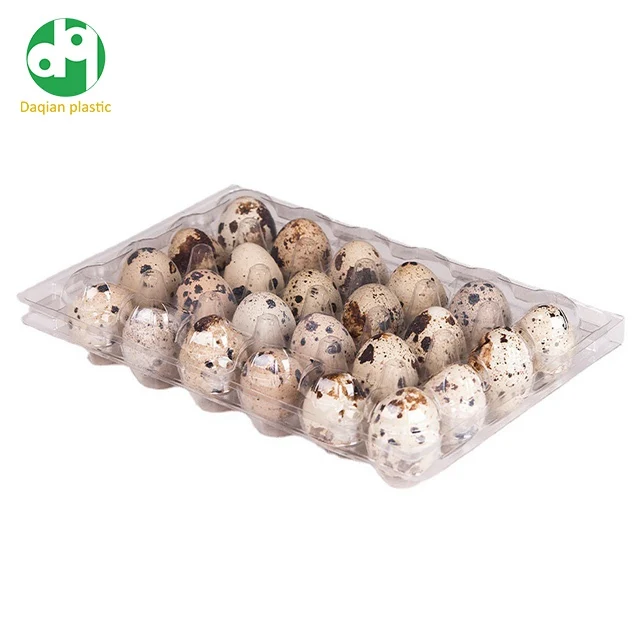 Disposable Quail Egg trays 6/12/24/30 cells clear PET plastic eggs container