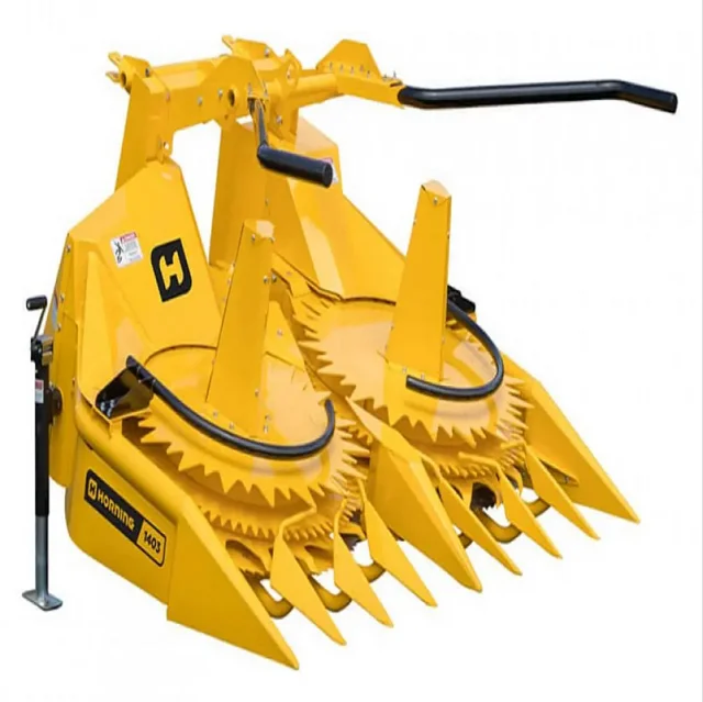 used  Row Independent Corn Silage Forage Harvester Maize Chopper fitted with Tractors