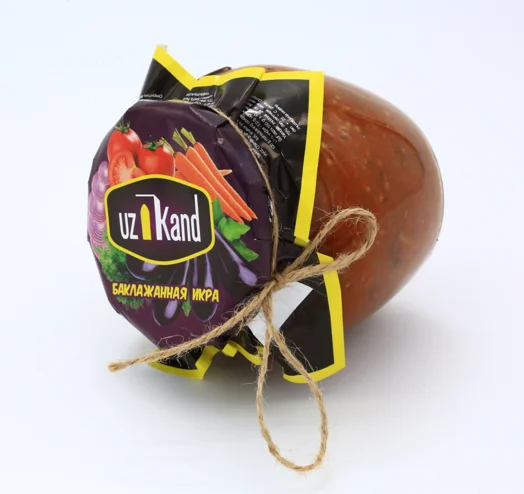 Natural Ingredients Canned Vegetables Eggplant Caviar Canned Eggplant Aubergine Spread Eggplant Paste from Uzbekistan