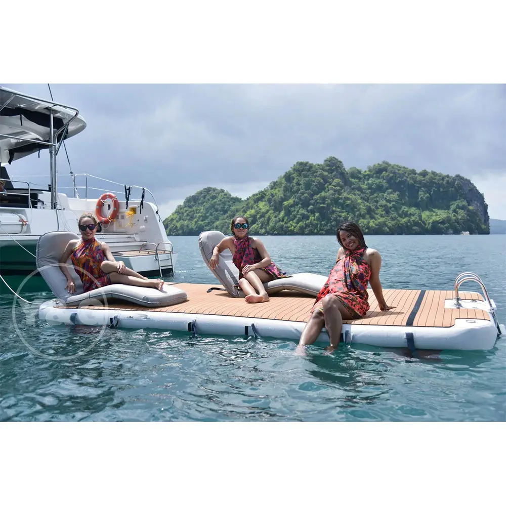 Y&G Inflatable Floating Dock Platform Inflatable Floating Dock Jet Skill Inflatable Floating Pontoon Dock