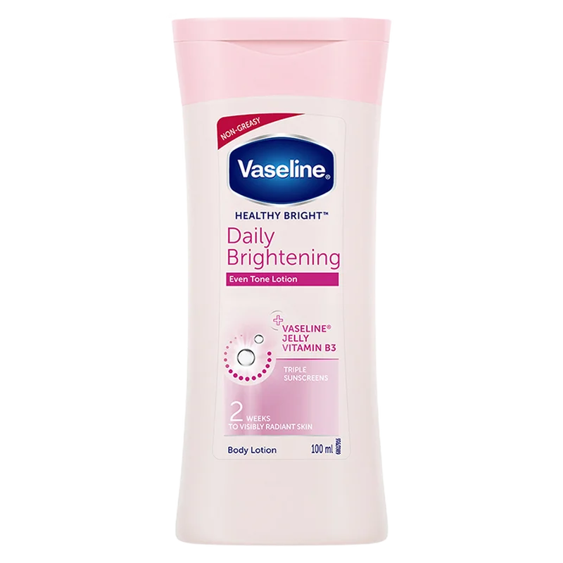 Vaseline здоровый яркий ежедневный осветляющий лосьон для тела 100 мл