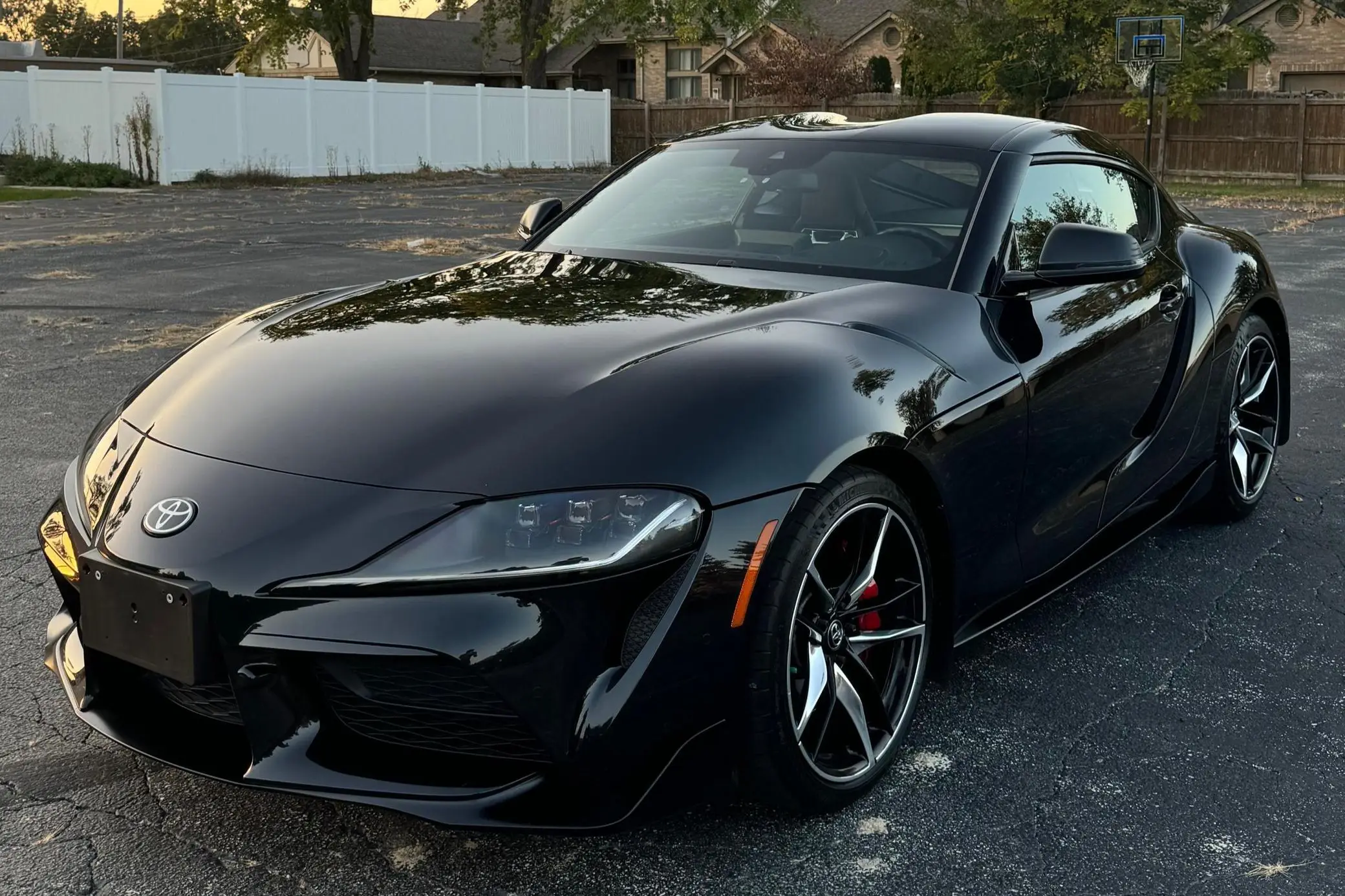 2020 Toyota Supra 3 0 Премиум Подержанный электромобиль с левым рулевым кожаным сиденьем размеры задней камеры