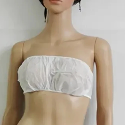 Multiple colors Non Woven Disposable Bra For Travel Single Use Women Disposable Bra for Beauty Salon With Custom Size
