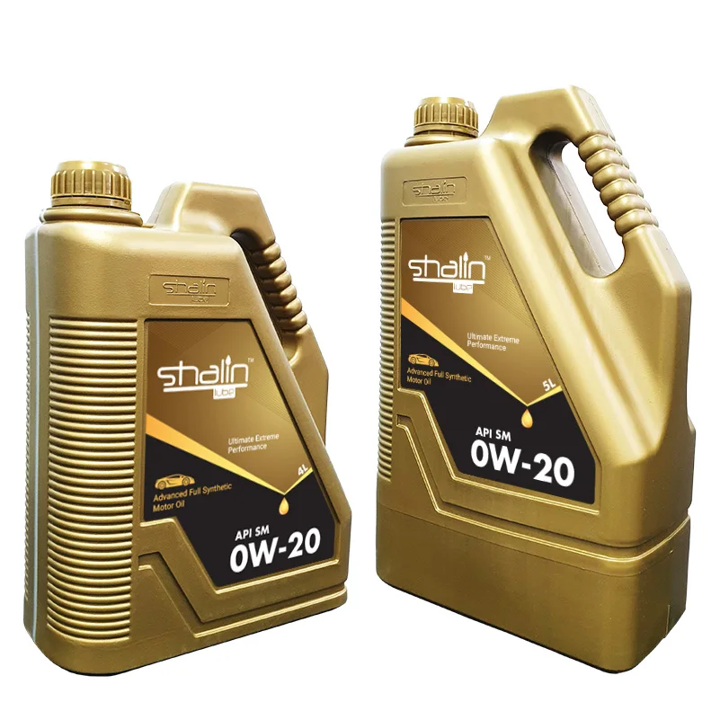 Shalin Full Synthetic 0w20 SM Premium Series Engine Oil Lubricants Ultra Power High Performance Motor Oil