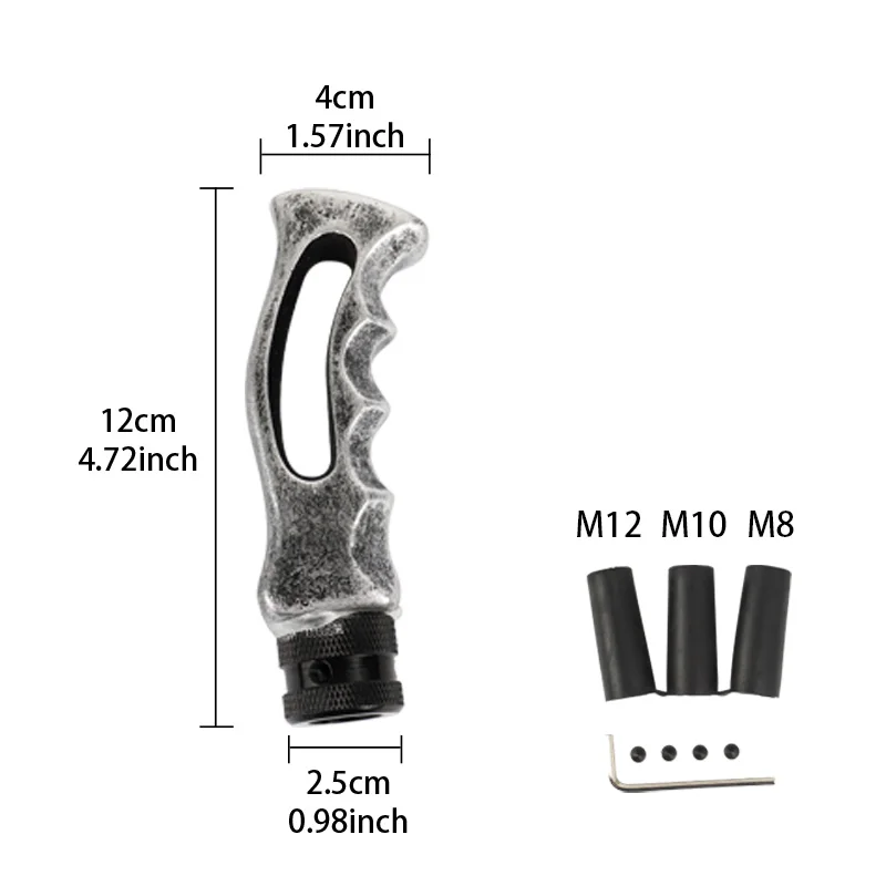 12cm Knife Shaped Gear Shift Knob JDM Gear Lever Accessories Aluminum Resin Universal Car accessories