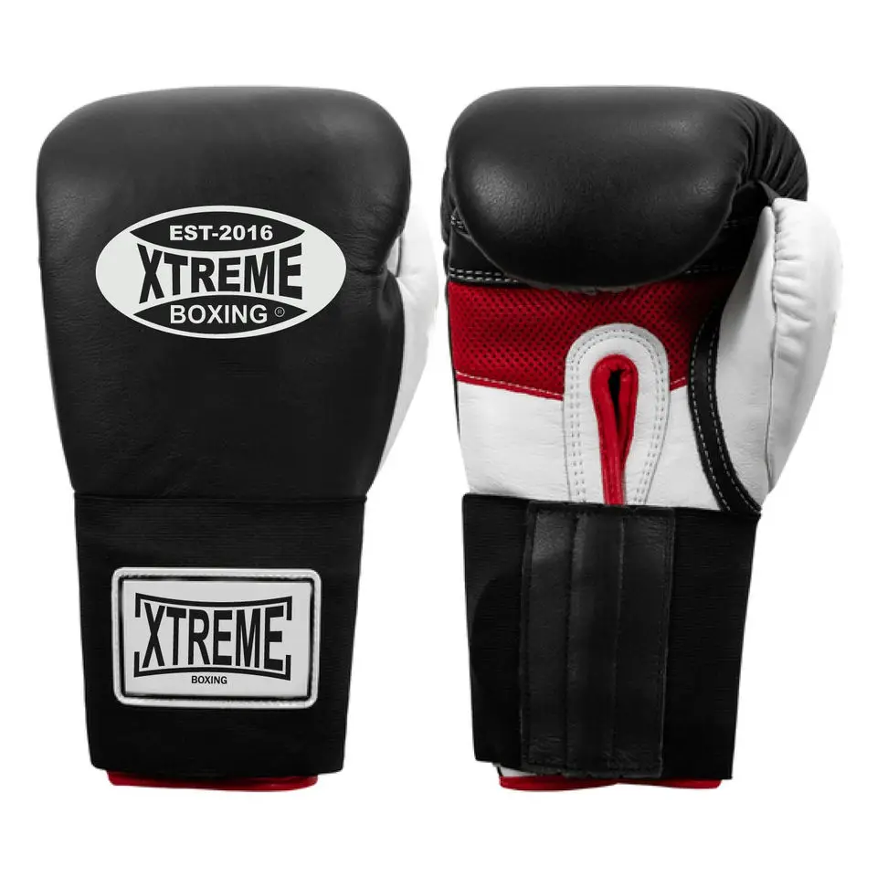 Genuine Leather Training Boxing Gloves Custom Logo Private Label Sparring Punching Bag Glove available in 8oz,10oz,12oz,14oz,16o