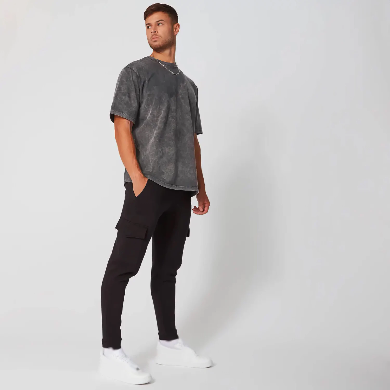 High Quality 230gsm Acid Washed T Shirts Oversize Jogging Wear Running Acid Wash Shirts Crew Neck Short Sleeve Stone Wash TShirt