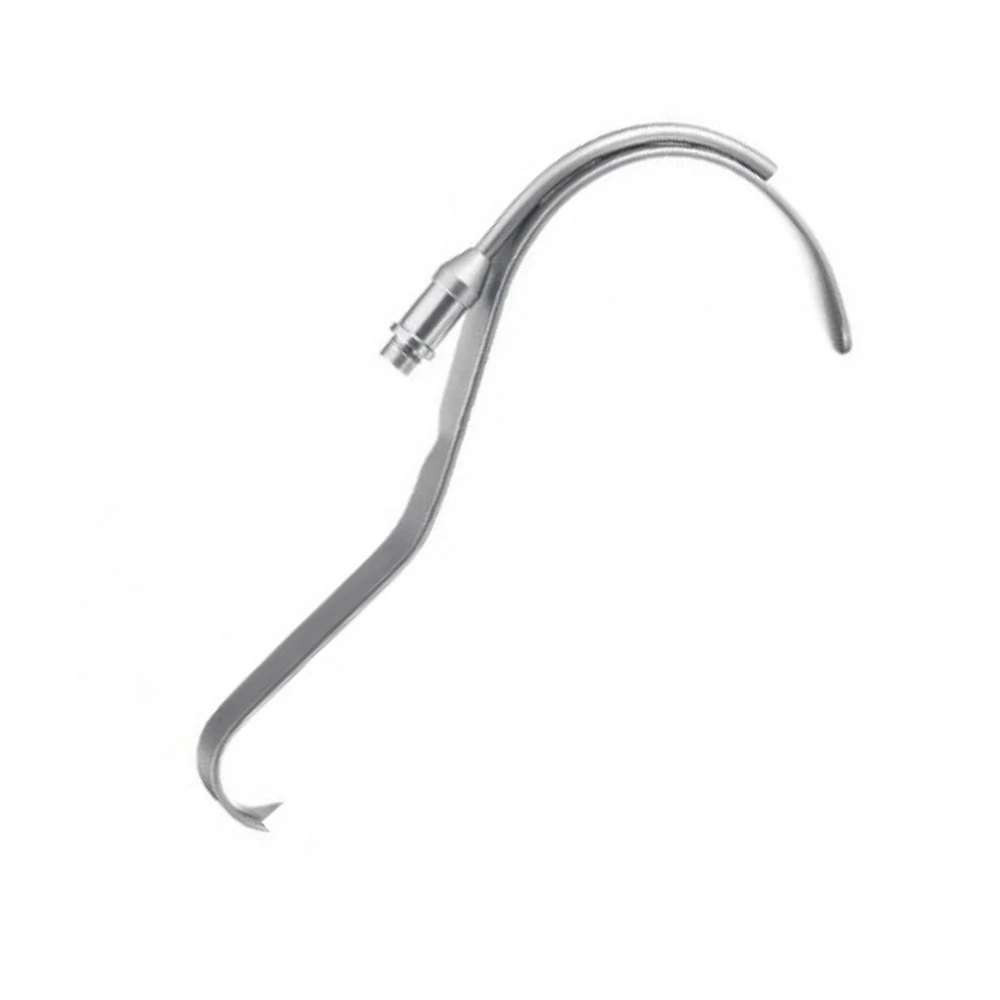 High Grade Tebbetts Breast Retractor Fiber Optic Light Guide And Suction Tube Retractor Stainless Steel Endoscopic Retractor
