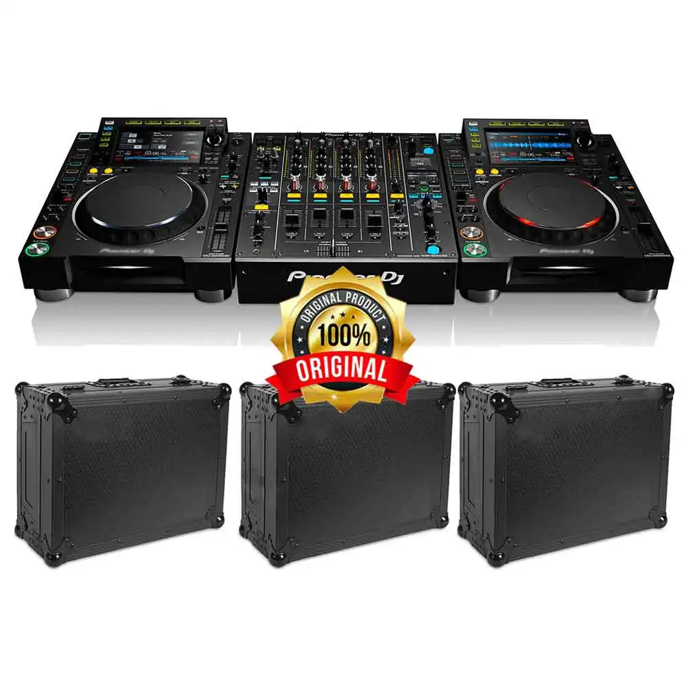 Wholesale price for DJ Equipment For 2xPio-neer CDJ-2000NXS2 + D J M-900NXS2 + Cases  Mixer