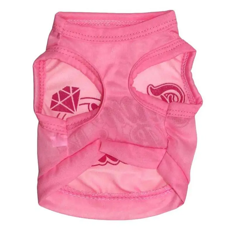 Wholesale Pet Clothing Cat Dog Clothes Summer Dog Vest Apparel Puppy Blank T-shirt