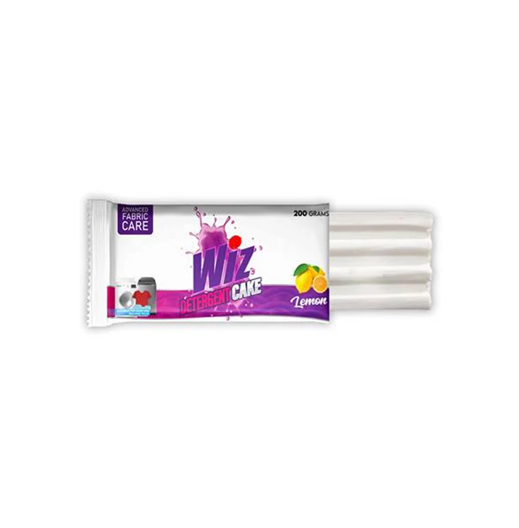 High Quality White and Blue Color 200g Wiz Laundry Bar Soap Available with Lemon Fragrance at Affordable Market Price