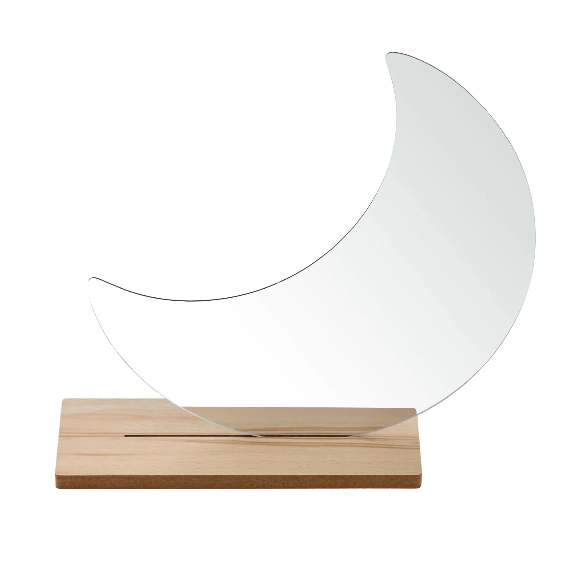 1.5-3mm Irregular Mirror with Stand Set Customized UV Printing Match the Package Box Gift Set Decorative Mirror Set