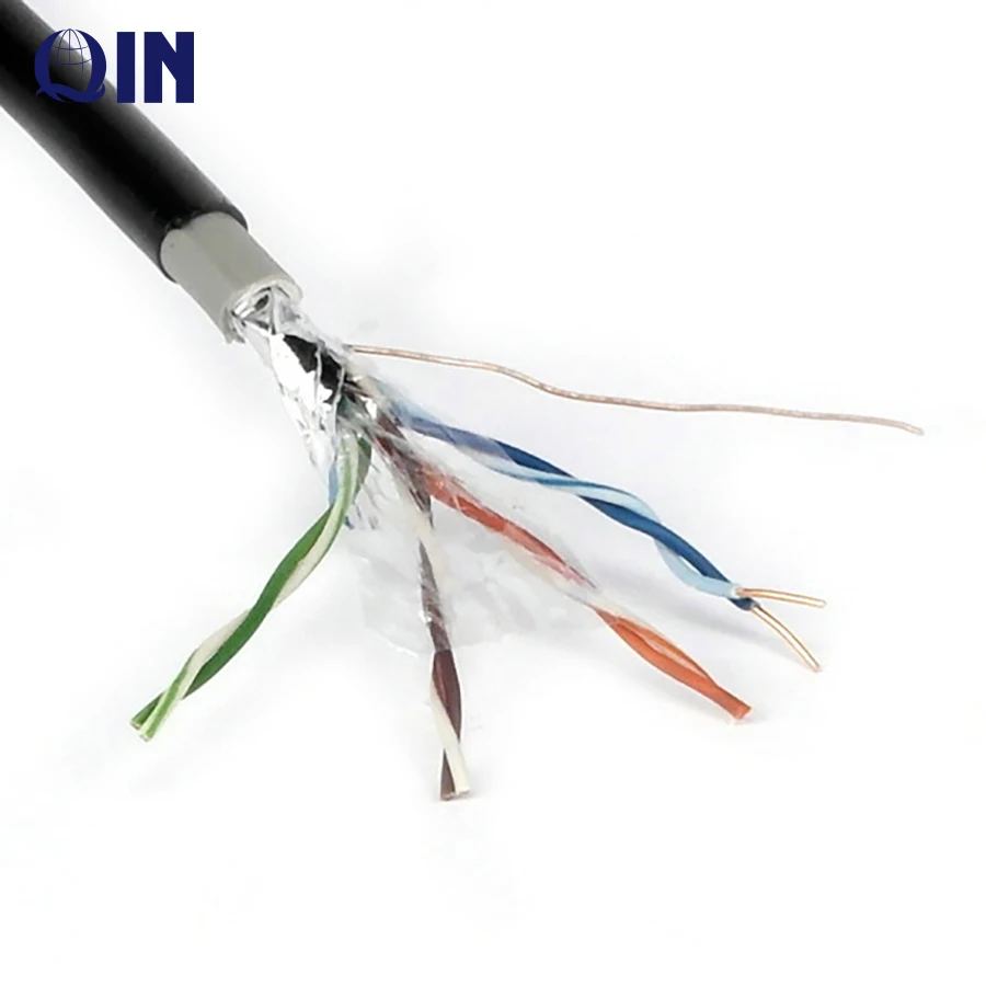 Outdoor FTP Cat5e Copper Networking Cable for CCTV Camera Security Use