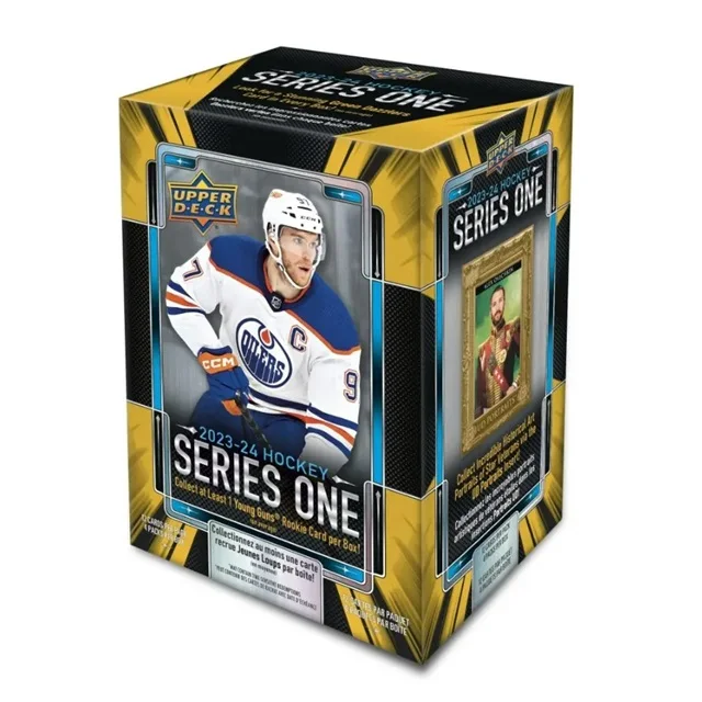NEW 2023-24 Upper Deck Series 1 Hockey Blaster Box factory sealed in stock ready to ship worldwide doorstep delivery