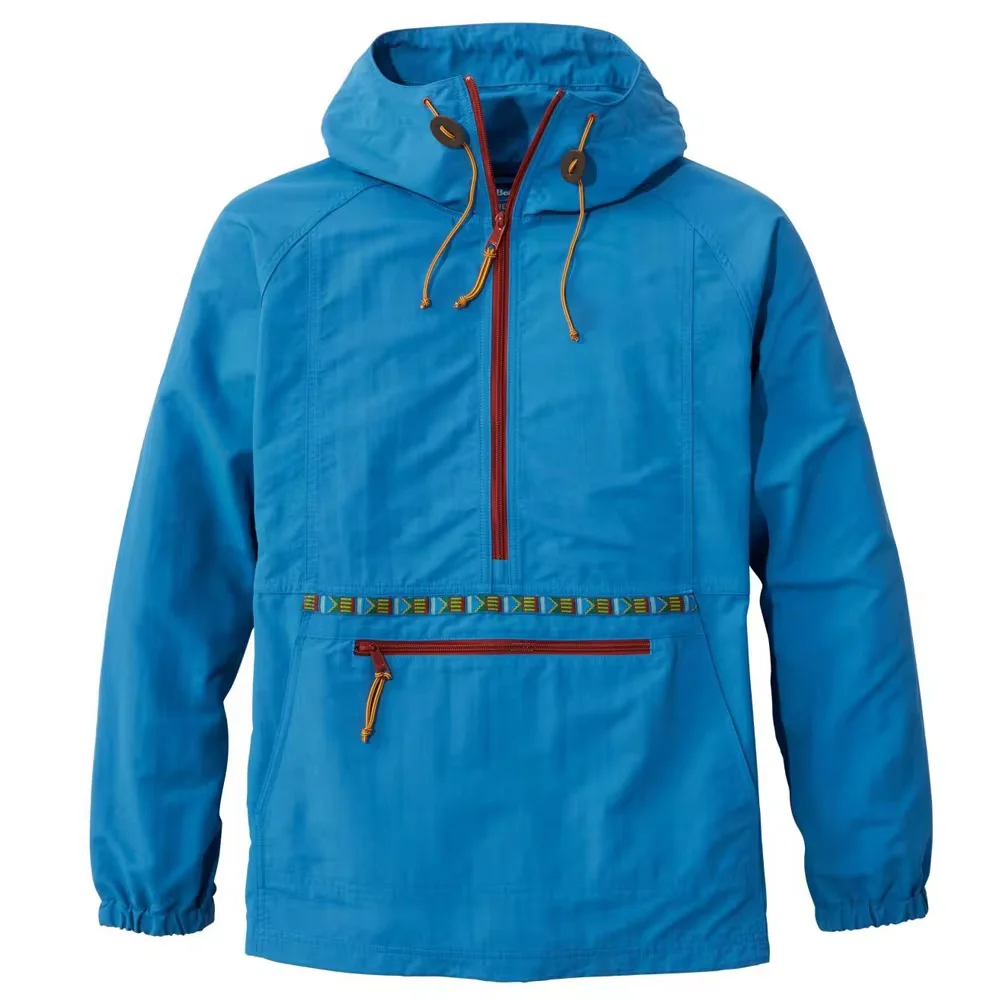 Custom Windbreaker Jackets Anorak Jackets Color Block Anorak Jackets