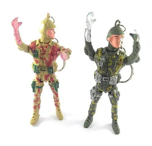 China supplier toys manufacturing moulds soldier man Action Figure keychains  Plastic military toys