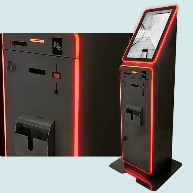 Self-Checkout Payment kiosk with touch screen for betting shop and clubs gamin machine