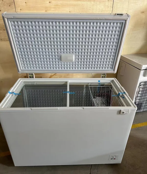 BD/BC-308L 65mm foam thickness solar deep chest freezer solar panel battery homeuse business digital thermostat compressor