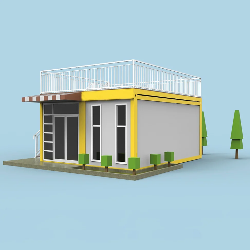 Mobile prefabricated modular shipping Container Bar Prefab Restaurant Cafe Container Fast Food Kiosk Coffee Shop