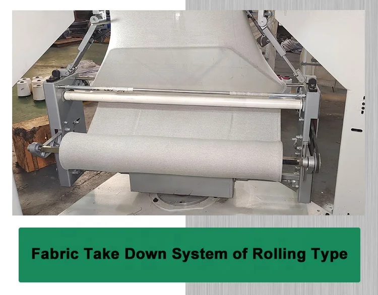 SINOR Single three thread fleece  L ycra Jersey  Fabric Yuvarlak Rg Makinesi Circle Jersey Knitting Machine