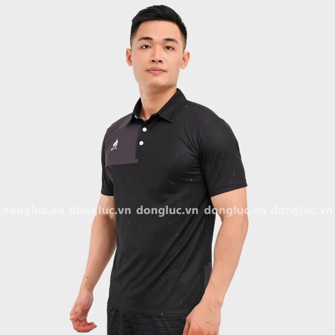 Polo Customize logo printing Made in Vietnam big manufacturer 100% polyester eyelet interlock fabric Men T-shirt